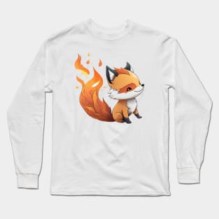 Fire Foxy Fox Long Sleeve T-Shirt